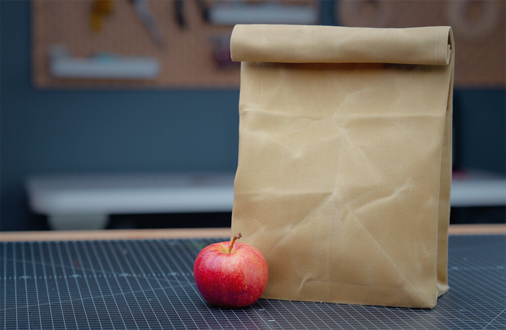 how to sew a lunch bag